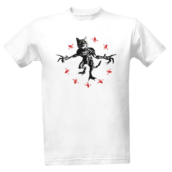 Tričko s potiskem Hunter Kot